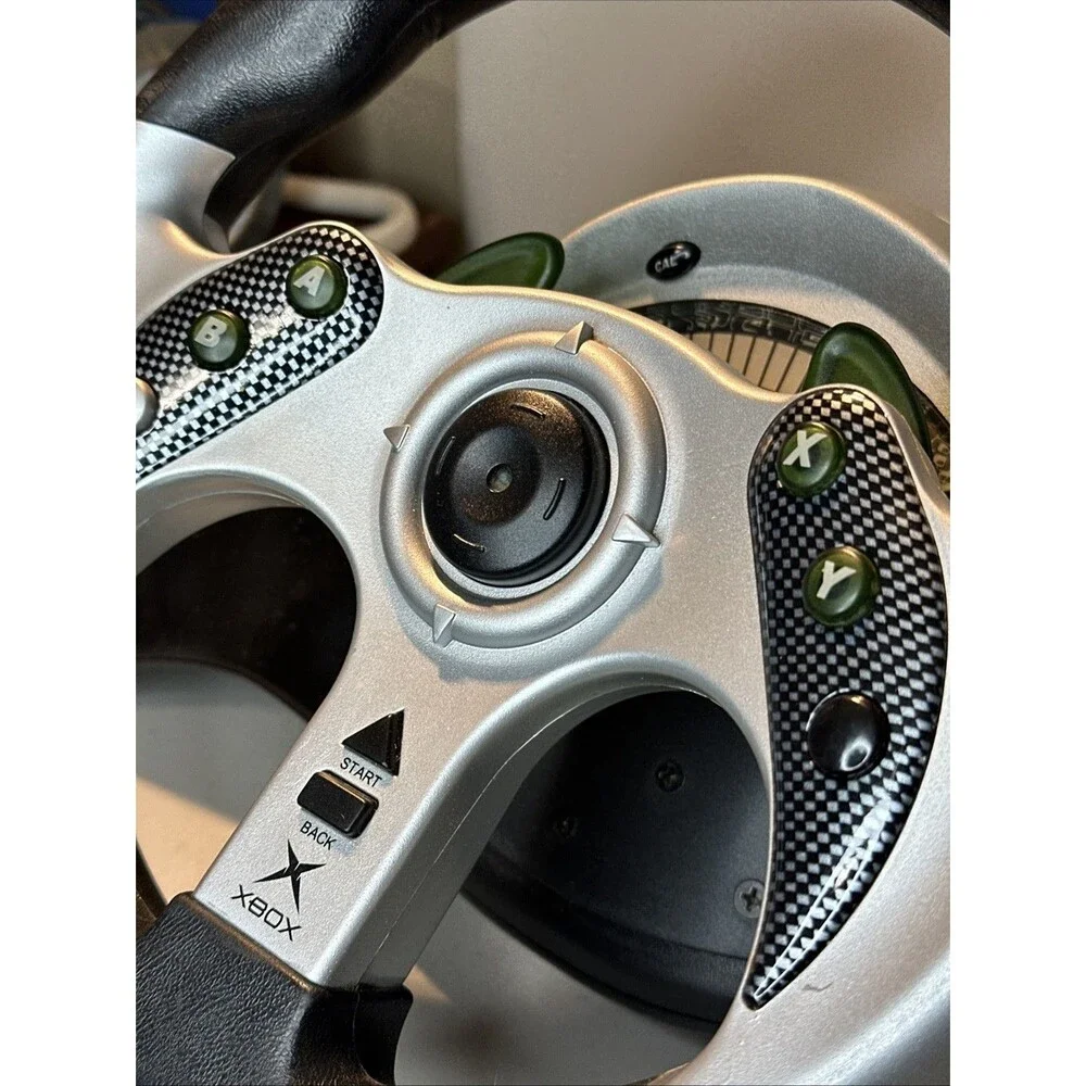 Mad Catz MC2 For XBOX 360Racing Steering Wheel And Shifter (STEERING WHEEL ONLY)